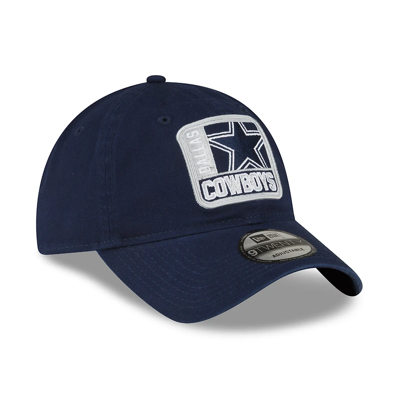 Casquette ajustable New Era bleu marine Dallas Cowboys 9TWENTY pour homme