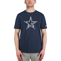 T-shirt bleu marine avec logo des Cowboys de Dallas New Era pour hommes