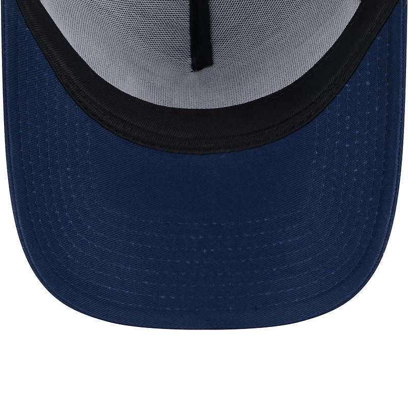 Casquette ajustable Main A-Frame Trucker 9FORTY bleu marine Dallas Cowboys de New Era pour homme