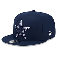 Casquette Snapback 9FIFTY Main Patch des Dallas Cowboys New Era pour homme, bleu marine