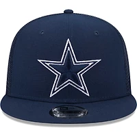 Casquette Snapback 9FIFTY Main Trucker Main Trucker des Dallas Cowboys New Era pour homme, bleu marine