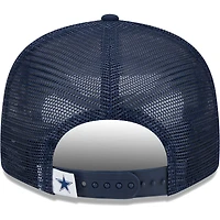 Casquette Snapback 9FIFTY Main Trucker Main Trucker des Dallas Cowboys New Era pour homme, bleu marine
