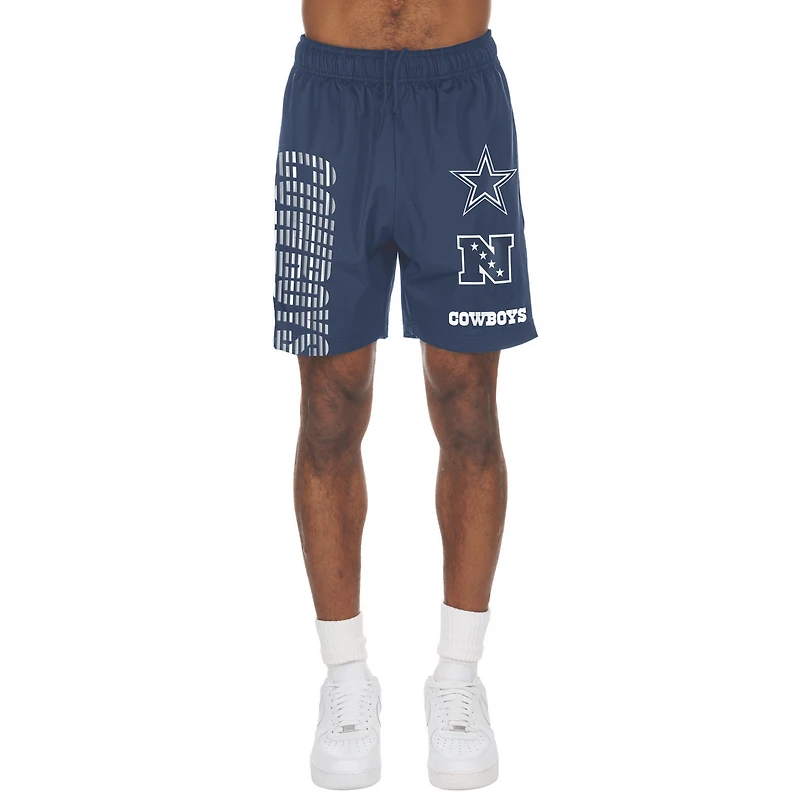 Short de match New Era bleu marine Dallas Cowboys pour homme