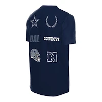 Men's New Era  Navy Dallas Cowboys Match T-Shirt