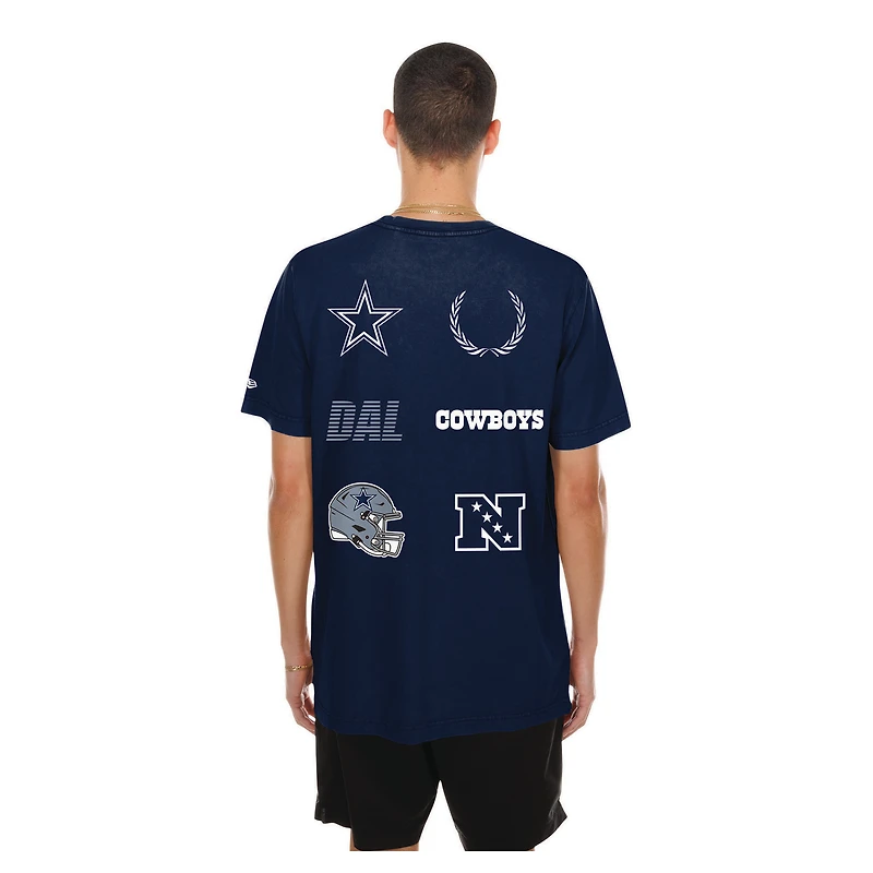 Men's New Era Navy Dallas Cowboys Match T-Shirt