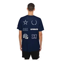 Men's New Era  Navy Dallas Cowboys Match T-Shirt