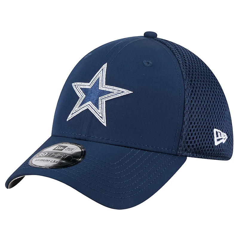 Casquette 39THIRTY Flex Outline bleu marine des Cowboys de Dallas New Era pour homme