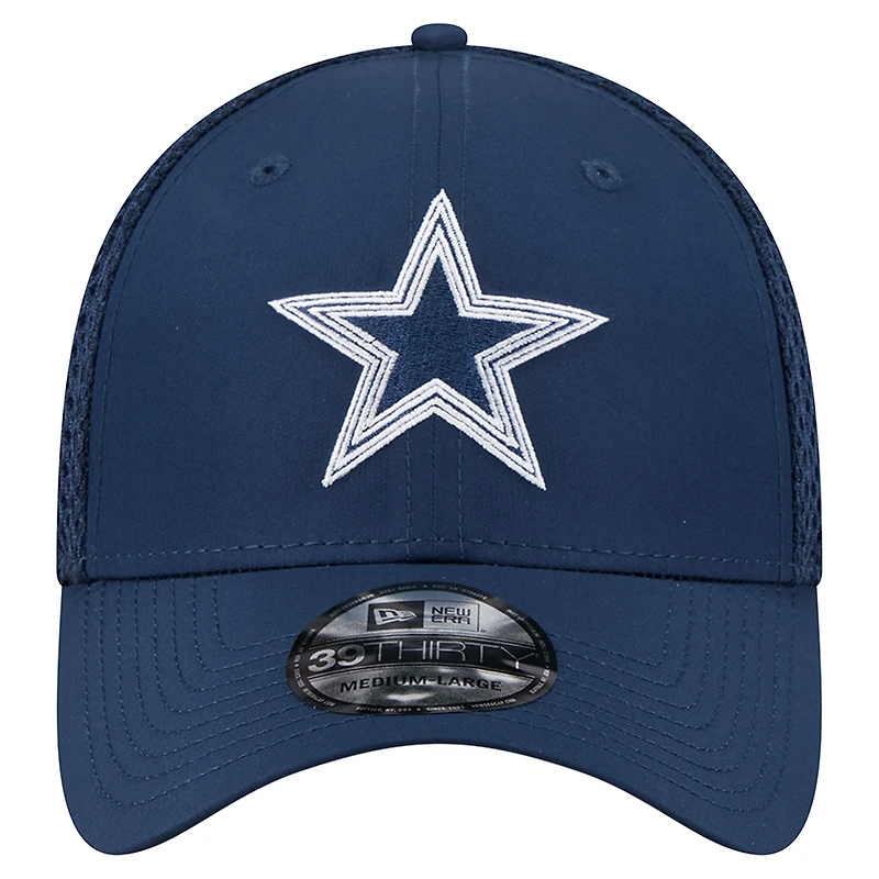 Men's New Era Navy Dallas Cowboys Outline 39THIRTY Flex Hat
