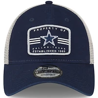 Casquette trucker New Era Property 9TWENTY bleu marine pour homme