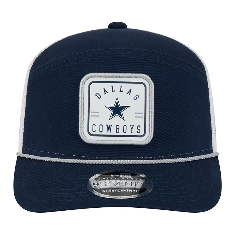 Casquette trucker New Era Quick Strike Split Panel 9SEVENTY bleu marine pour homme