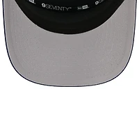 Men's New Era  Navy Dallas Cowboys Quick Strike Split Panel 9SEVENTY Stretch-Snap Trucker Hat