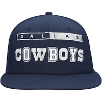 Casquette ajustée Ransom 59FIFTY Dallas Cowboys New Era pour homme bleu marine