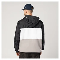 Men's New Era Navy Dallas Cowboys Ripstop Quarter-Zip Hooded Windbreaker
