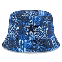 Chapeau bob Shibori bleu marine Dallas Cowboys New Era pour hommes