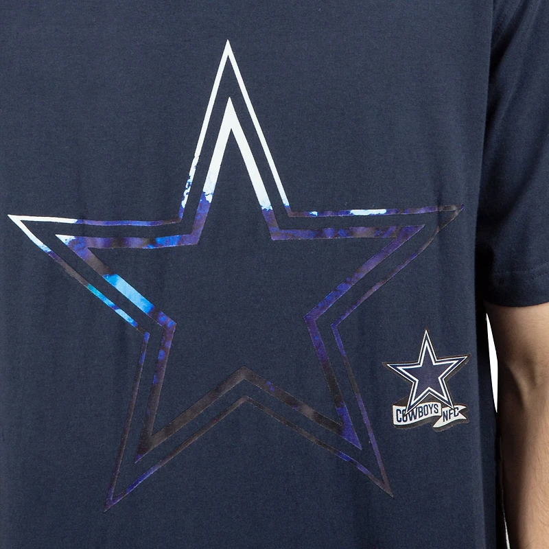 T-shirt pour homme New Era bleu marine Dallas Cowboys Sideline