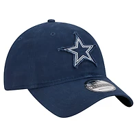 Casquette ajustable New Era bleu marine Dallas Cowboys Stamp 9TWENTY pour homme