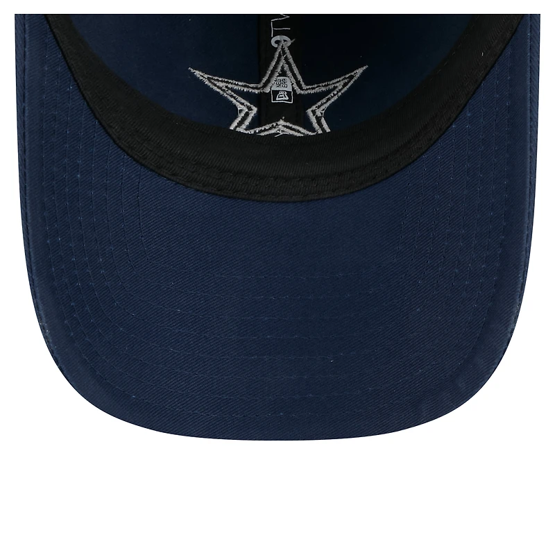 Casquette ajustable New Era bleu marine Dallas Cowboys Stamp 9TWENTY pour homme