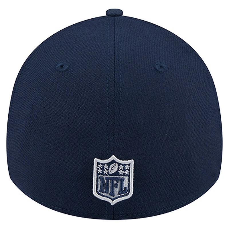 Men's New Era Navy Dallas Cowboys Stripes 39THIRTY Flex Hat