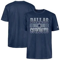T-shirt bleu marine Dallas Cowboys New Era pour homme
