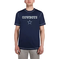 T-shirt bleu marine à imprimé Third Down Puff des Dallas Cowboys New Era pour hommes