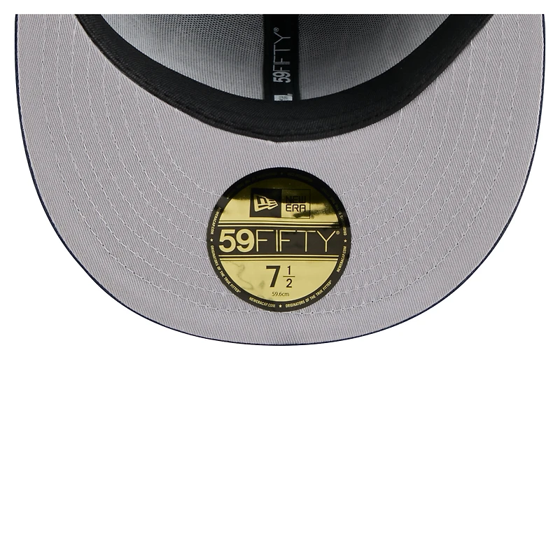 Men's New Era Navy Dallas Cowboys Throwback Oversized 59FIFTY Fitted Hat