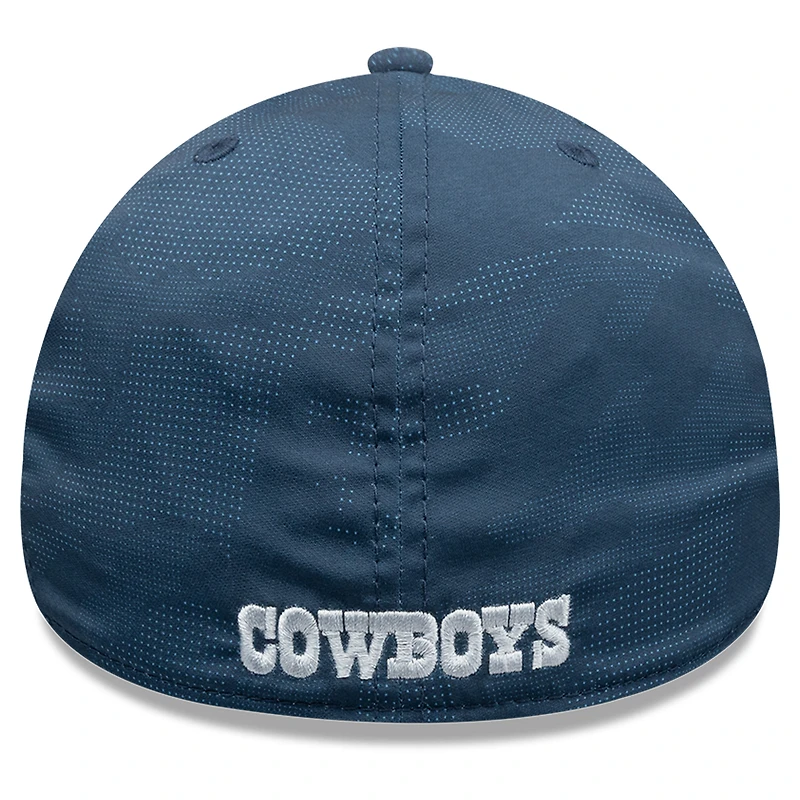 Men's New Era  Navy Dallas Cowboys Tonal Camo 39THIRTY Flex Hat