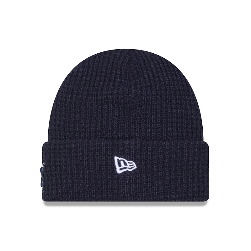 Men's New Era Navy Dallas Cowboys Waffle Cuffed Knit Hat