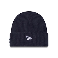 Men's New Era Navy Dallas Cowboys Waffle Cuffed Knit Hat