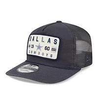 Casquette ajustable New Era Dallas Cowboys bleu marine délavée 19TWENTY pour homme