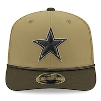 Men's New Era  Olive Dallas Cowboys 2025 Salute to Service 9SEVENTY Adjustable Hat