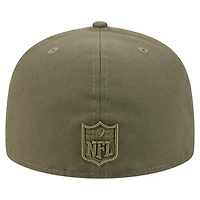 Men's New Era Olive Dallas Cowboys Color Pack A-Frame 59FIFTY Fitted Hat