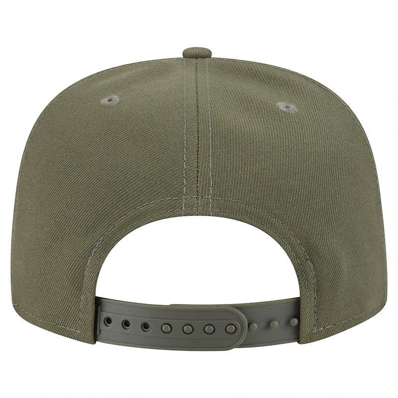 Men's New Era Olive Dallas Cowboys Color Pack A-Frame 9FIFTY Snapback Hat