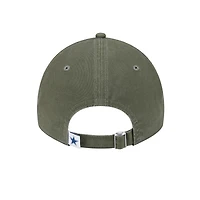 Men's New Era  Olive Dallas Cowboys Main 9TWENTY Adjustable Hat