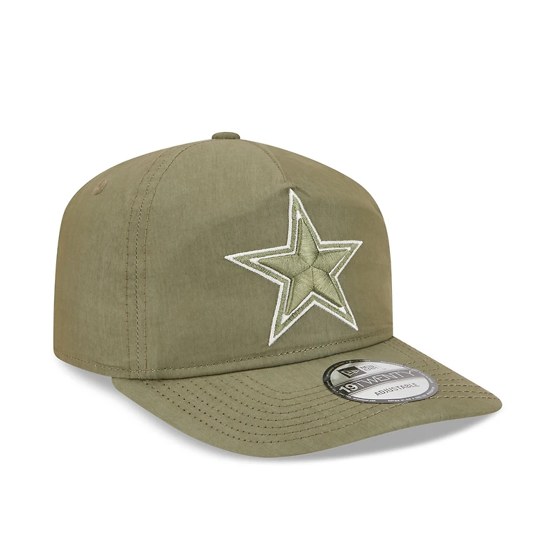Men's New Era  Olive Dallas Cowboys Nylon 19TWENTY Adjustable Hat
