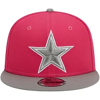 Casquette Snapback 9FIFTY pour homme New Era Pink Dallas Cowboys 2-Tone Colour Pack