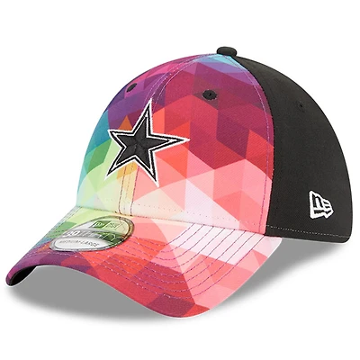 Men's New Era Pink Dallas Cowboys 2023 NFL Crucial Catch 39THIRTY Flex Hat
