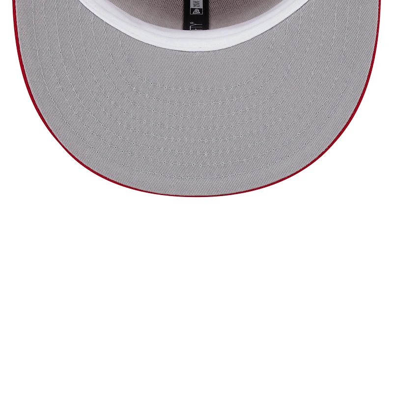 Casquette ajustée pour homme New Era Scarlet Dallas Cowboys Super Bowl XXVII Main Patch 59FIFTY