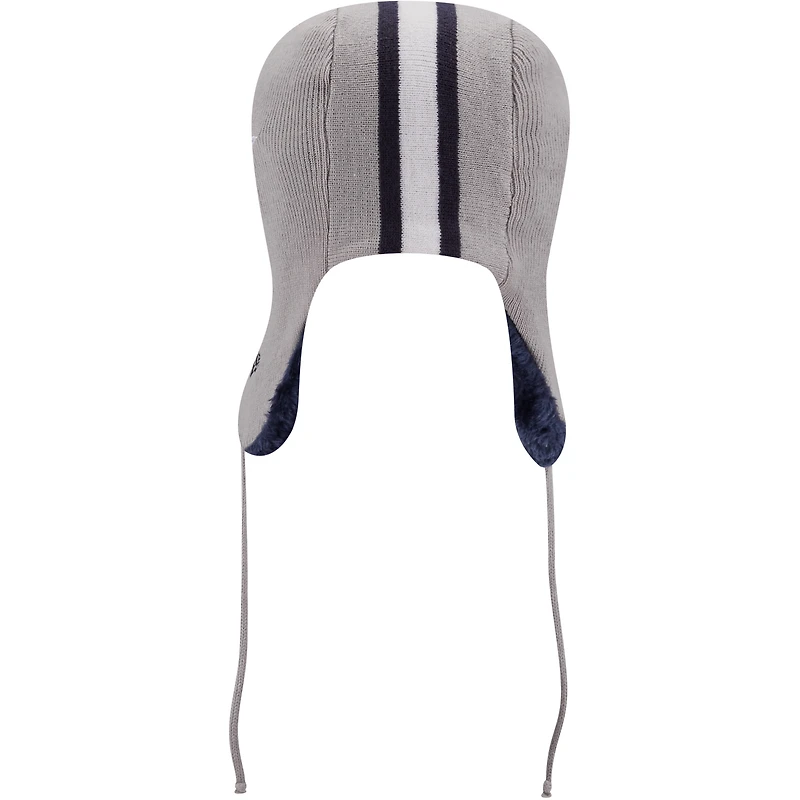 Bonnet Head Trapper en tricot pour homme Dallas Cowboys New Era, gris