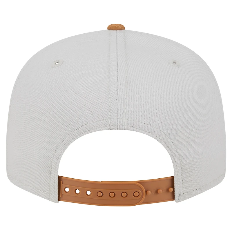 Men's New Era Stone/Brown Dallas Cowboys Two-Tone Color Pack 9FIFTY Snapback Hat