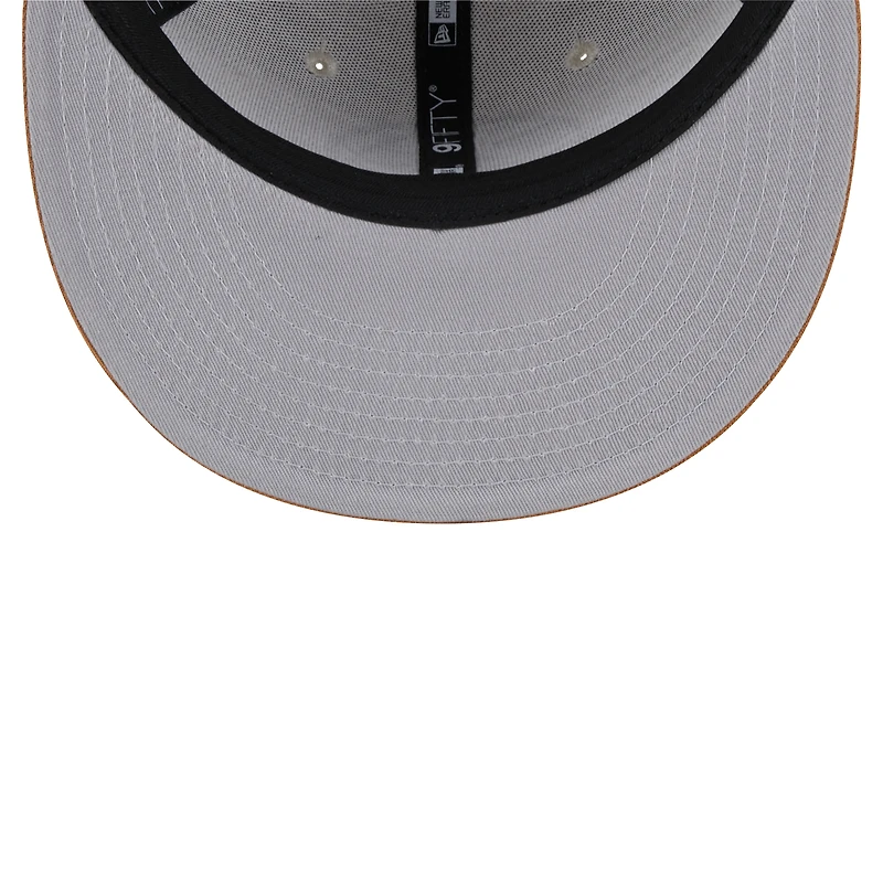 Men's New Era Stone/Brown Dallas Cowboys Two-Tone Color Pack 9FIFTY Snapback Hat