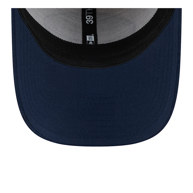 Casquette flexible 39THIRTY Dallas Cowboys 2024 Sideline Historic New Era pour hommes, pierre/bleu marine
