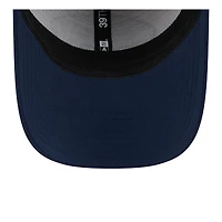 Casquette flexible 39THIRTY Dallas Cowboys 2024 Sideline Historic New Era pour hommes, pierre/bleu marine