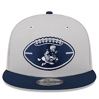 Men's New Era Stone/Navy Dallas Cowboys 2024 Sideline Historic 9FIFTY Snapback Hat