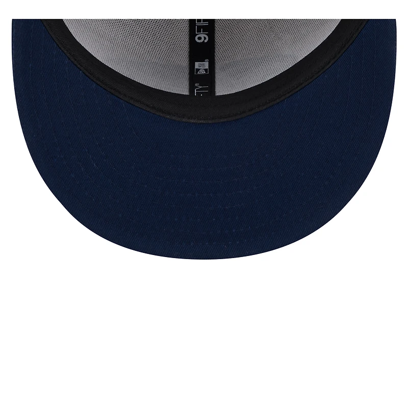 Men's New Era Stone/Navy Dallas Cowboys 2024 Sideline Historic 9FIFTY Snapback Hat