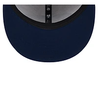 Men's New Era Stone/Navy Dallas Cowboys 2024 Sideline Historic 9FIFTY Snapback Hat