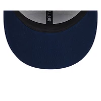 Casquette ajustée 59FIFTY Dallas Cowboys 2024 Sideline Historic Low Profile New Era pour hommes, pierre/bleu marine