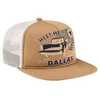 Casquette à visière plate New Era Stone Dallas Cowboys Meet Me 9FIFTY pour homme