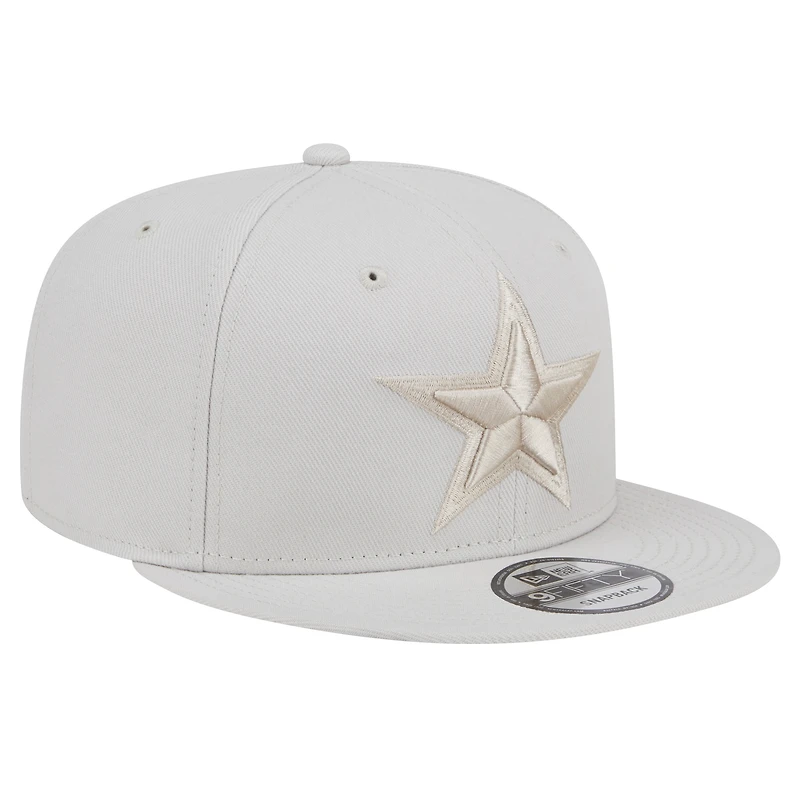 Men's New Era Stone Dallas Cowboys Tonal Color Pack 9FIFTY Snapback Hat