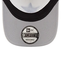 Men's New Era White/Navy Dallas Cowboys Court Sport Foam Front A-Frame 9FORTY Adjustable Trucker Hat