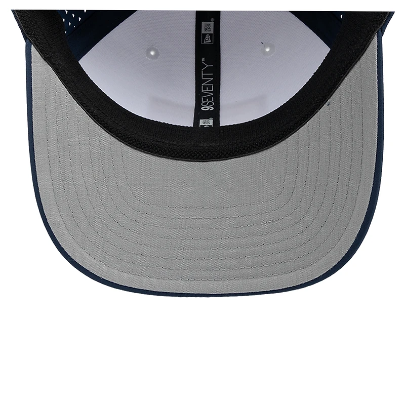 Men's New Era White/Navy Dallas Cowboys Established Patch 9SEVENTY Adjustable Hat